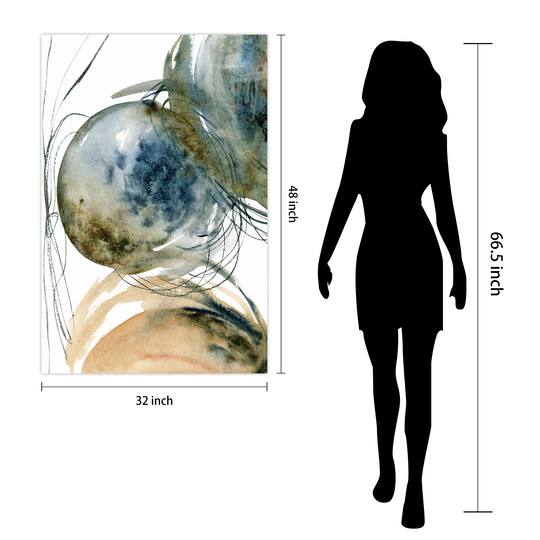 Empire Art Direct 32" x 48" Hibernation II Frameless Free Floating Tempered Glass Wall Art